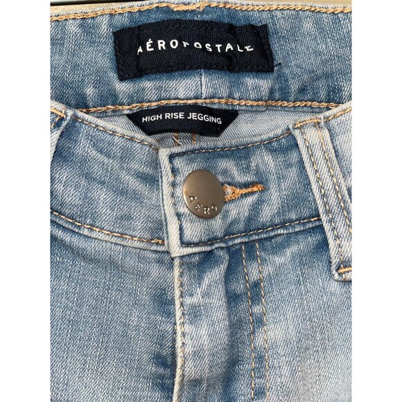 Aeropostale Womens Repreve High Rise Jegging Size 6 Short - Picture 4 of 11